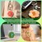 LET'S RESIN Keychain Resin Molds Silicone with Hole, 27 Cavities Flower Alphabet UV Resin Jewelry Pendant Molds kit for Beginner, Letter Epoxy Resin Molds for Keychain Pendant Jewelry Making